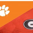 Clemson & Georgia Divided Flag 3x5 ft