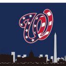 Washington Nationals skyline 3x5 ft