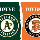 Oakland Athletics VS San Francisco Giants divided flag 3x5 ft