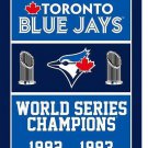 Toronto BlueJays champions flag 3x5 ft