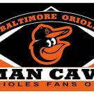 Baltimore Orioles Man Cave Flag 3x5 ft