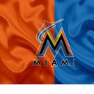 Miami Marlins Two Color Banner flag 3x5 ft