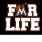 Miami Marlins For Life Banner flag 3x5 ft
