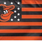 Baltimore Orioles Star and Stripes US Banner Flag 3x5 ft