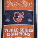 Baltimore Orioles World Series Banner Banner Flag 3x5 ft