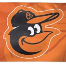 Baltimore Orioles Logo Orange Banner Flag 3x5 ft