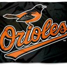 Baltimore Orioles Black Banner Flag 3x5 ft