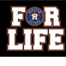 Houston Astros For Life Banner Team Flag 3x5 ft