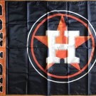 Houston Astros Logo Black Banner flags 3x5 ft