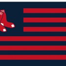 Boston Red Sox American Stripes Banner flags 3x5 ft