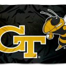Georgia Tech Yellow Jackets Black College Flags 3x5 ft