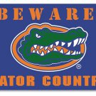 Florida Gators Beware Gator Country Banner Flag 3x5 ft