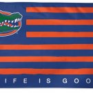 Florida Gators Life is Good Sports Banner Flag 3x5 ft