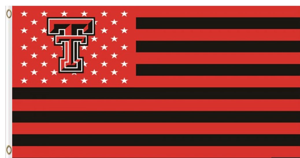 Texas Tech Red Raiders Star and Stripe Nation Flag 3x5 ft