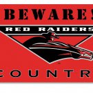 Texas Tech Red Raiders Beware Country Banner Flag 3x5 ft