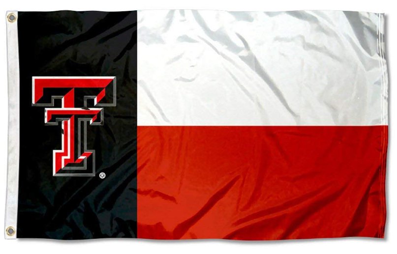 Texas Tech Red Raiders State Banner Flag 3x5 ft