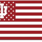 Indiana Hoosiers Star and Stripe Banner Flag 3x5 ft