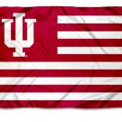Indiana Hoosiers Alumni Nation Stripes Flags Banners 3x5 ft