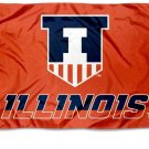 Illinois Fighting Illini Victory Badge Flags Banners 3x5 ft