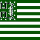 Hawaii Warriors Star and Stripes Flags Banners 3x5 ft