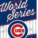 Chicago Cubs 2016 world series flag