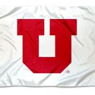 Utah Utes Whiteout College Logo Banner flag 3x5 ft