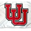 Utah Utes White Logo Banner flag 3x5 ft