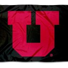 Utah Utes Football Blackout University Banner flag 3x5 ft
