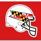 Maryland Terrapins White Helmet Banner Flag 3x5 ft