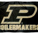 Purdue Boilermakers Boilers University Black Banner Flag 3x5 ft