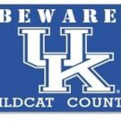 Kentucky Wildcats Beware Country Banner Flag 3x5 ft