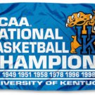 Kentucky Wildcats 2012 Kentucky 8-Time Champs Banner Flag 3x5 ft