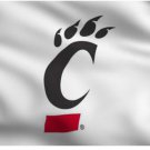 Cincinnati Bearcats White Banner Flag 3x5 ft