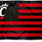 Cincinnati Bearcats Stars and Stripes Nation Banner Flag 3x5 ft