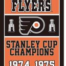 Philadelphia Flyers champions flag 3x5 ft