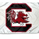 South Carolina Gamecocks White Banner flag 3x5 ft