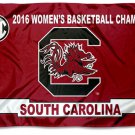 South Carolina Gamecocks Women's 2016 Champions Banner flag 3x5 ft