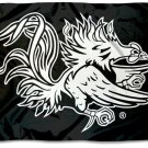 South Carolina Gamecocks Black Banner flag 3x5 ft
