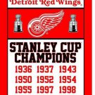 3x5 ft Detroit Red Wings champions flag 3x5 ft