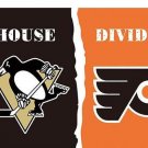Pittsburgh Penguins VS Philadelphia Flyers divided flags s 3x5 ft
