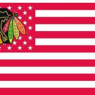 3x5 ft Chicago Blackhawks flags