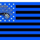 Orlando Magic logo and star-spangled flags 3x5 ft