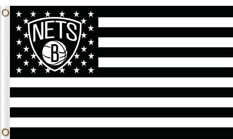 Digital print Brooklyn Nets flags 3x5 ft