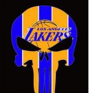 Los Angeles Lakers skull flags 3x5 ft