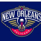 New Orleans Pelicans logo and star-spangled flags 3x5 ft