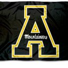 Appalachian State Mountaineers Black Banner Flag 3x5 ft