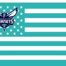 Charlotte Hornets flags with 2 Metal Grommets 3x5 ft