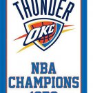 Oklahoma City Thunder champions flag 3x5 ft