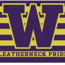 Western Illinois Leathernecks Striped W Flag 3x5 ft