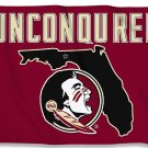 Florida State Seminoles Uniconquered Banner Flag 3x5 ft